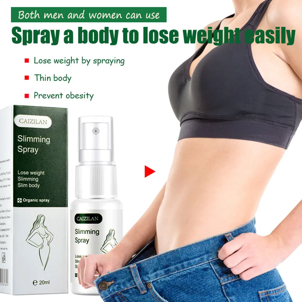 

20ml Fast Fat Burning Slimming Spray Weight Loss Essential oil Spray Ultra Absorption Cellulite Removal for Arm Buttocks Abdomen