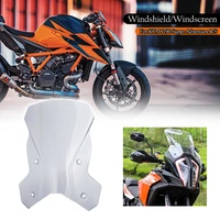 motorcycle accessories windscreen windshield wind deflector for ktm 1190 adv 1290 super adventure r s 2017 2018 2019 2020 clear