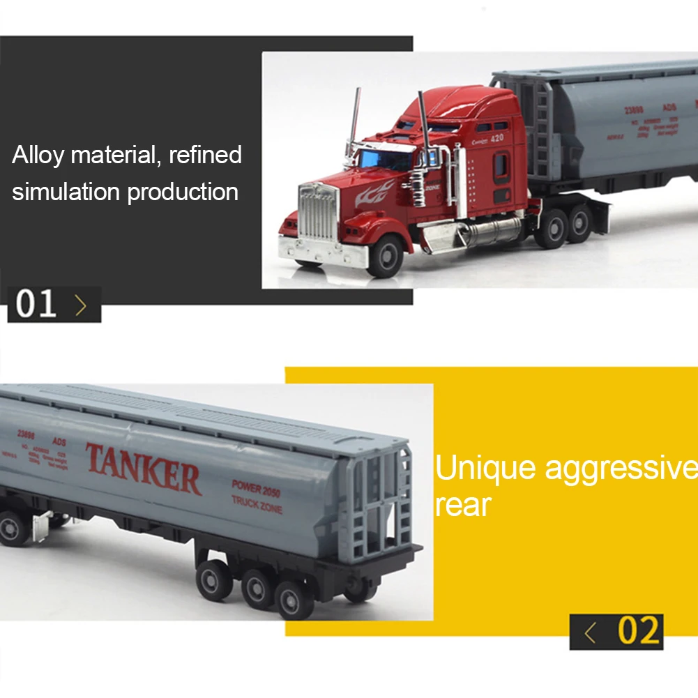 1/42 литой топливный бак автомобиль транспорт модель автомобиля светодиодный