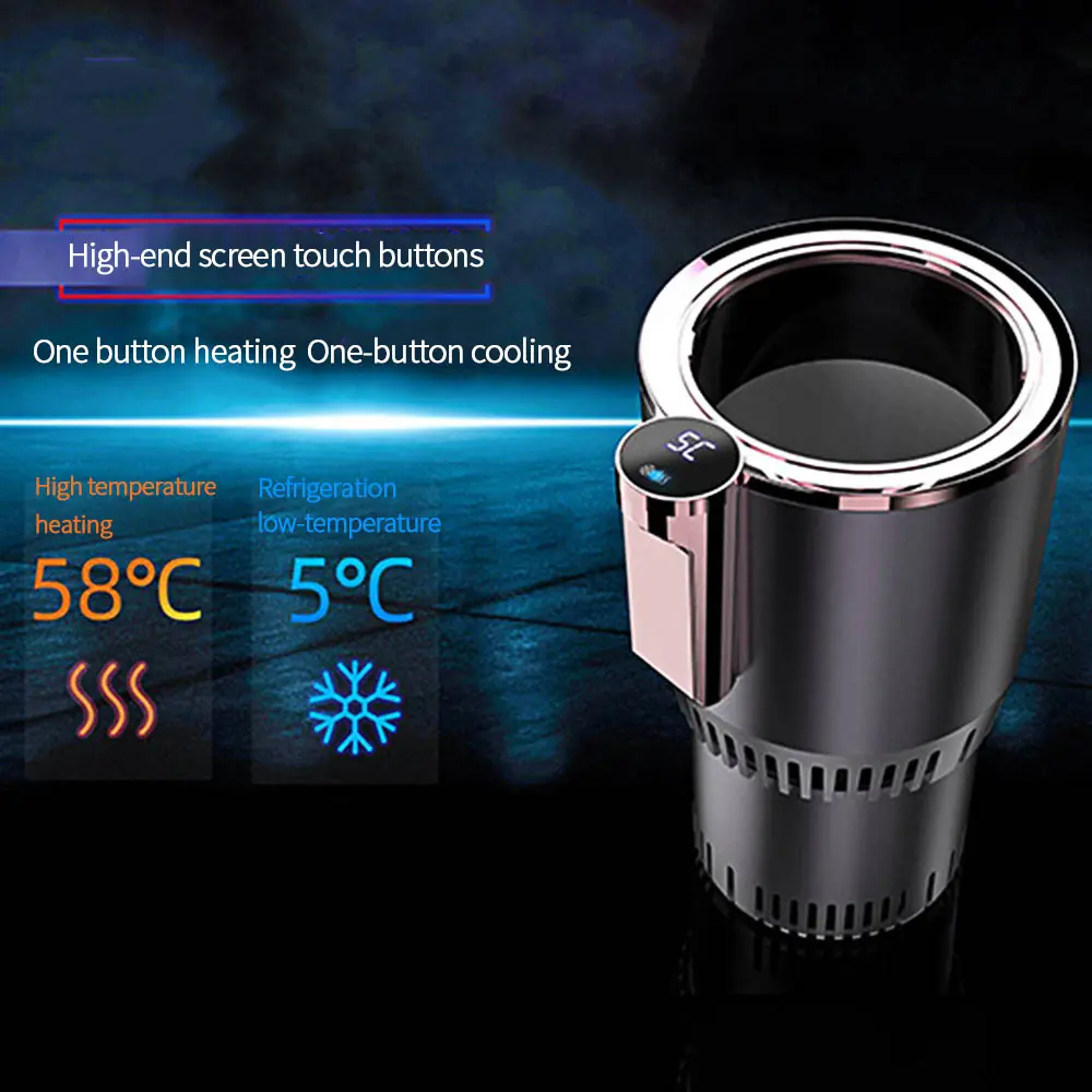 Портативный термос с подогревом кружка автомобильный умным автомобиля