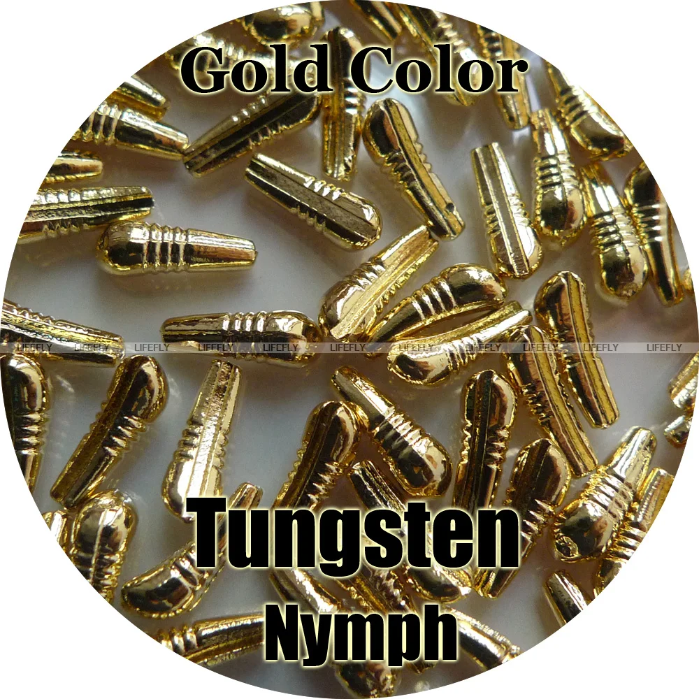 Gold Color / 50pcs Tungsten Nymph Body, Fly Tying, Fishing