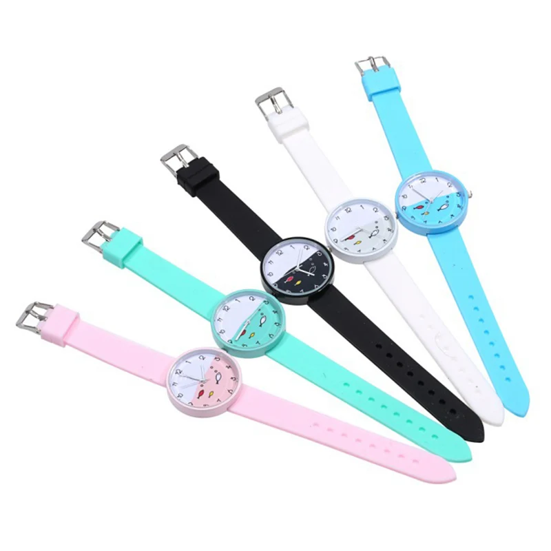Child Quartz Sports Watch Waterproof Silicone Strap Outdoor Simple Children Wristwatch CX17 | Наручные часы