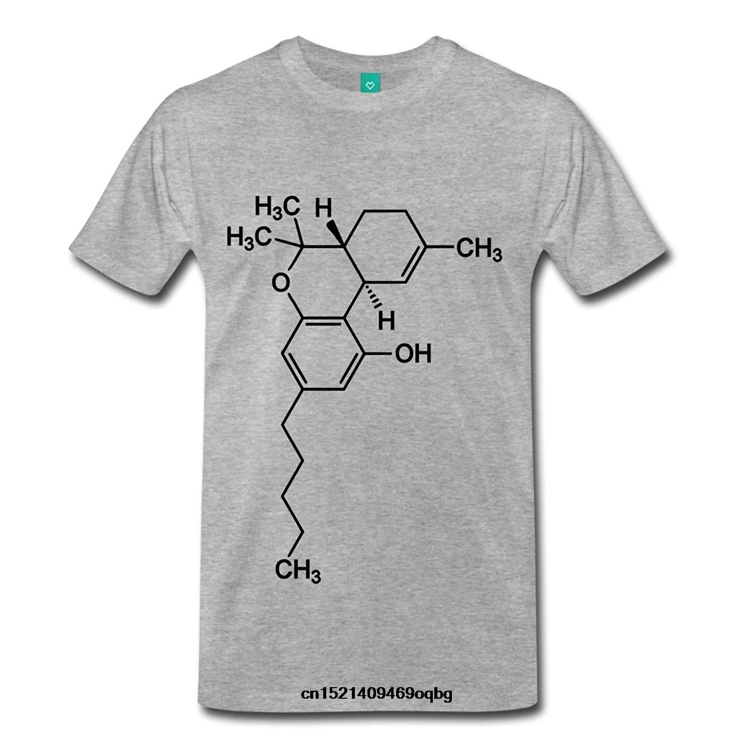 Новое поступление 2018 модная рубашка с молекулой THC свободные черные мужские