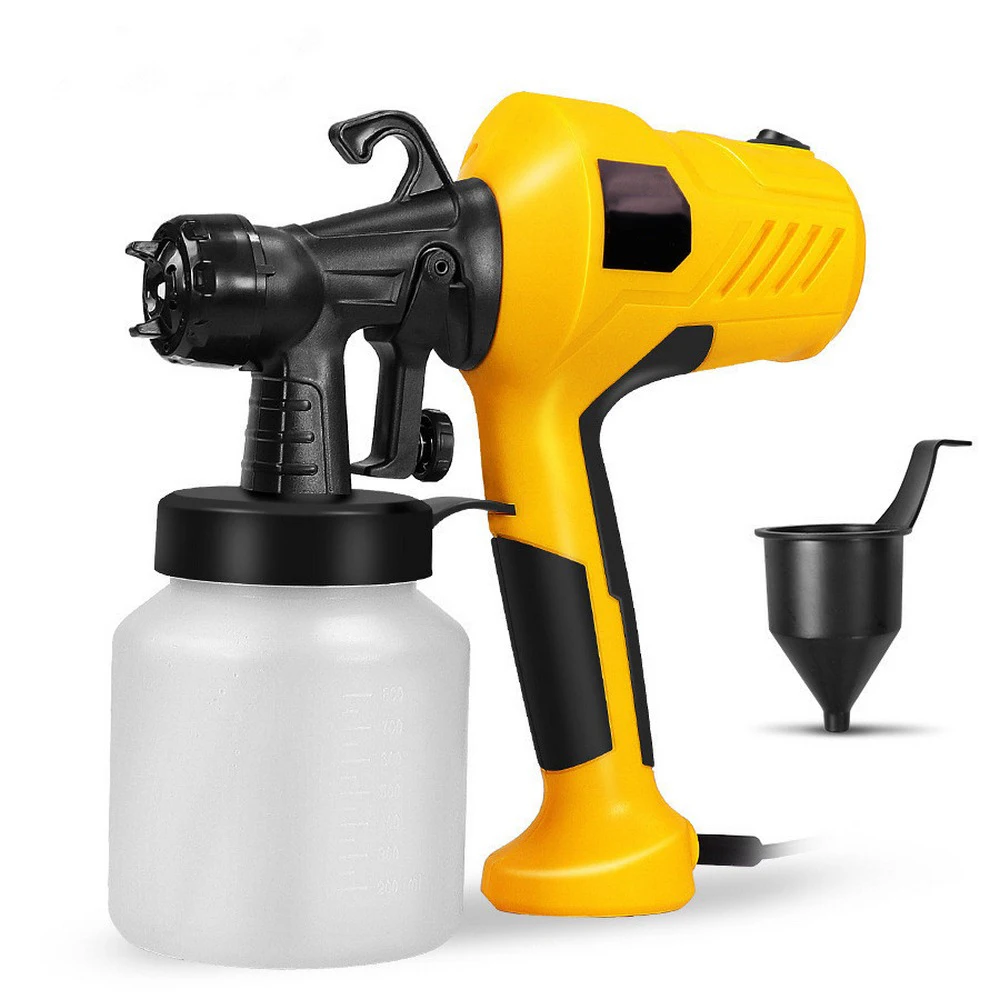 

800ml Electric Paint Spray Gun Portable Spray Gun Alcohol Sprayer Handheld Plastic Adjustable Volume Low-pressure Sprayer Gun