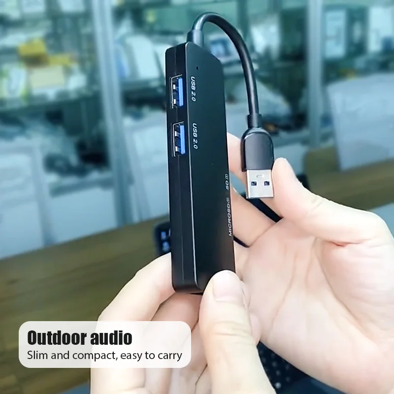 

USB Hub 5 Ports Type C to USB 3.0 2.0 SD card reader Micor SD Splitter Adapter for MacBook Pro iPad Pro Xiaomi 11 Samsung Hub