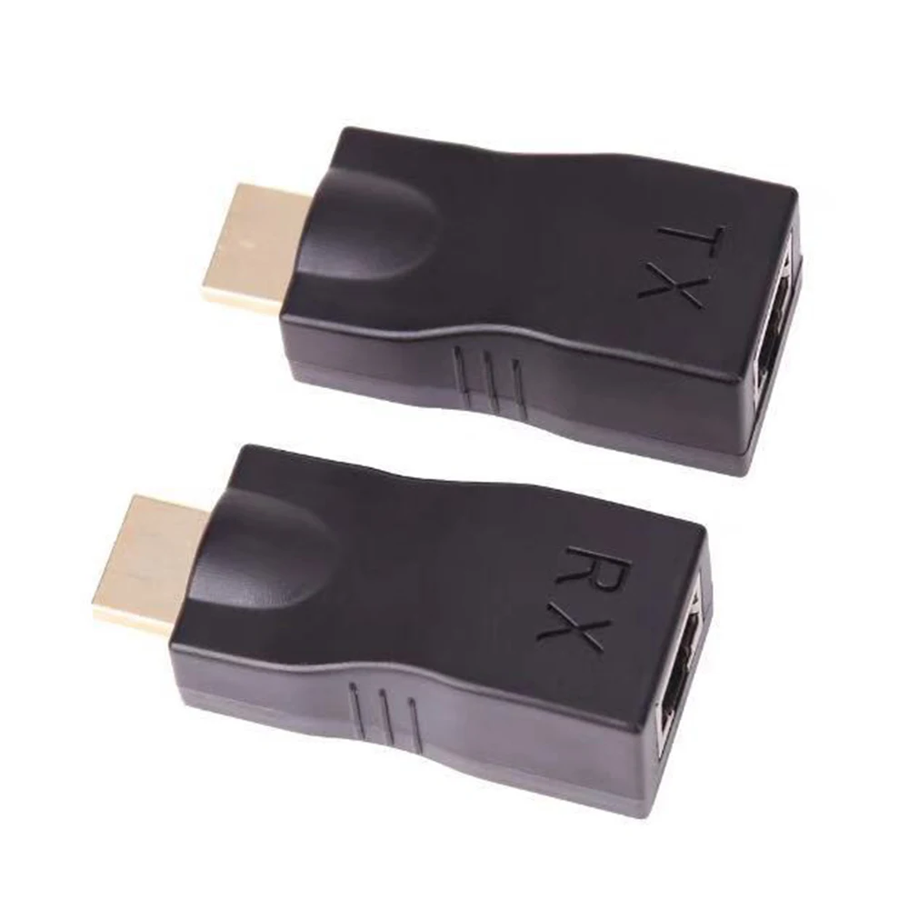 HDMI-совместимый удлинитель 4K RJ45 порты локальной сети до 30 м более CAT5e / 6 UTP LAN
