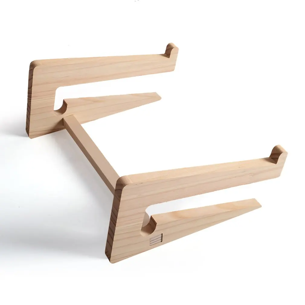 

Wood Universal Laptop Stand Cooling Bracket for Notebook Macbook Pro Air IPad Pro Detachable Wooden Holder Mount
