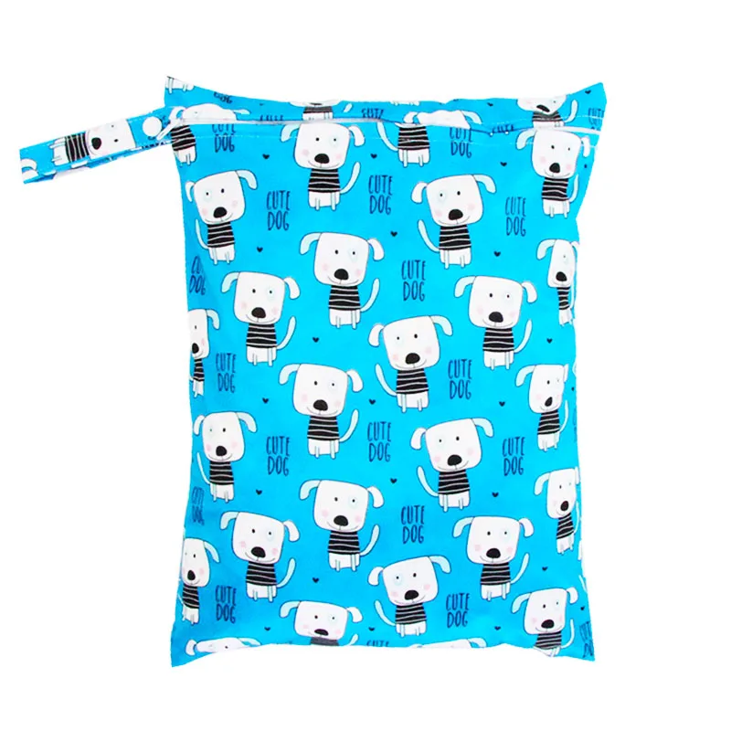 

Baby Diaper Bags Waterproof Reusable Wet Bag Cartoon Print