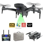Новый Дрон K20 GPS с 4K HD двойной Камера бесщеточный мотор WI-FI радиоуправляемого летательного аппарата FPV Смарт Профессиональный складной Квадрокоптер 1800 м RC расстояние