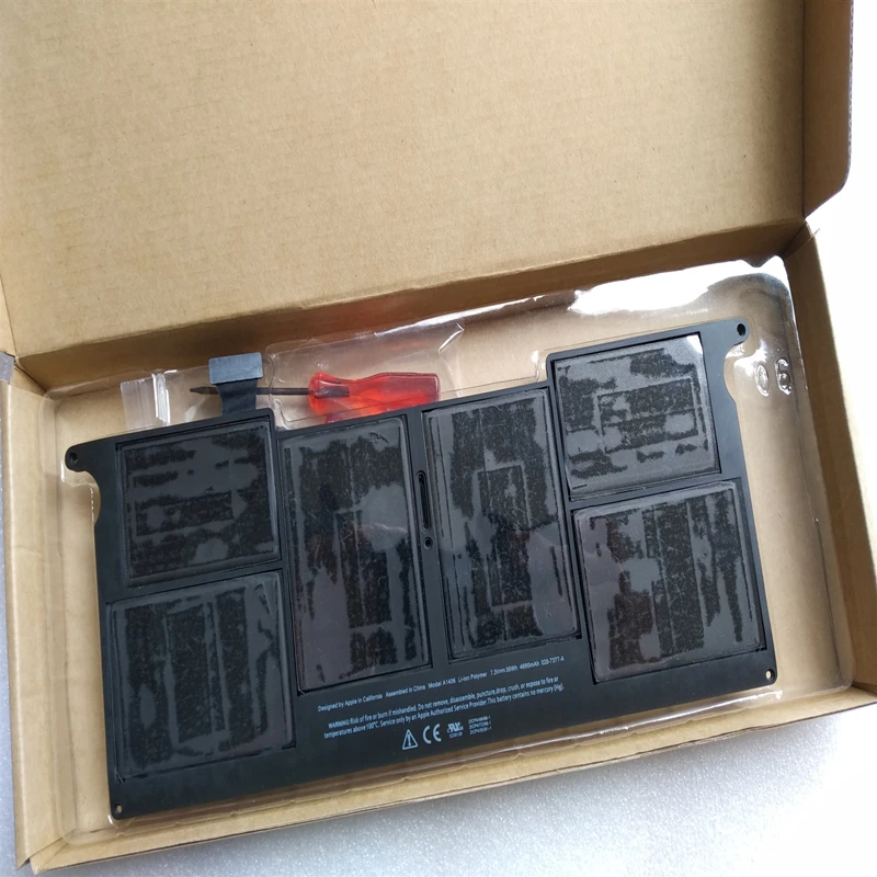 Аккумулятор A1406 A1495 для Apple MacBook Air 11 A1370 Mid 2011 A1465 ранние 2012 2013 2014 2015 MC968 MC969 MD223 MD224 MD711