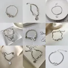 MEYRROYU 2022 новый модный браслет-цепочка в стиле хип-хоп панк для женщин и девушек Роскошные модные ювелирные изделия Аксессуары подарок для вечеринки женские браслеты