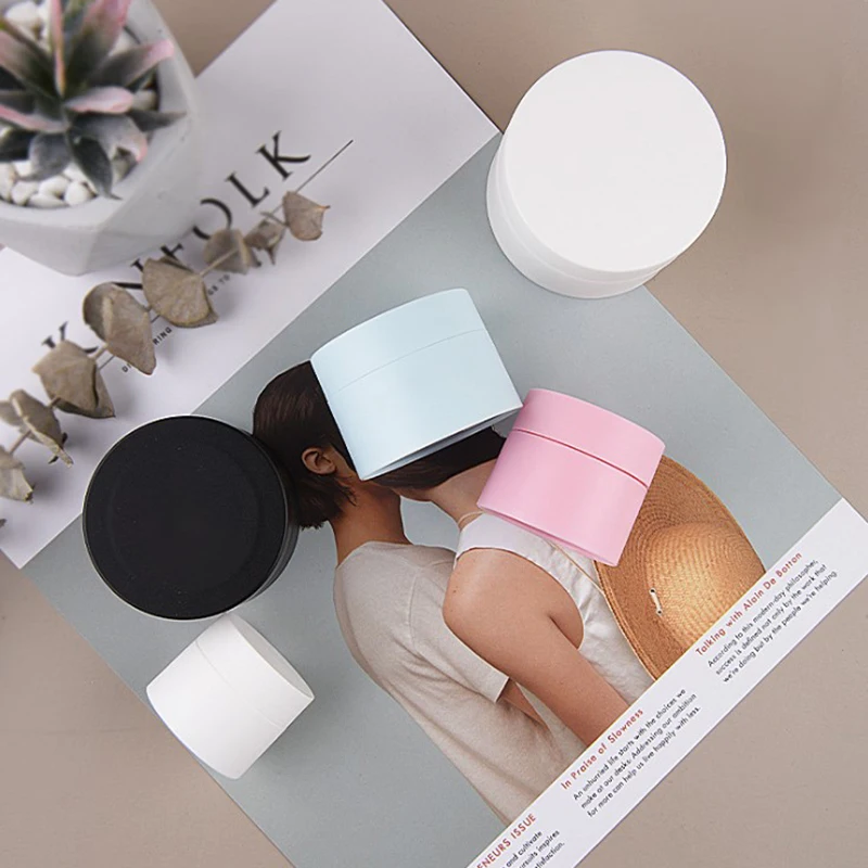 

Tight Waist Container Empty Box Travel PP Facial Cream Jar Cosmetic Plastic Box