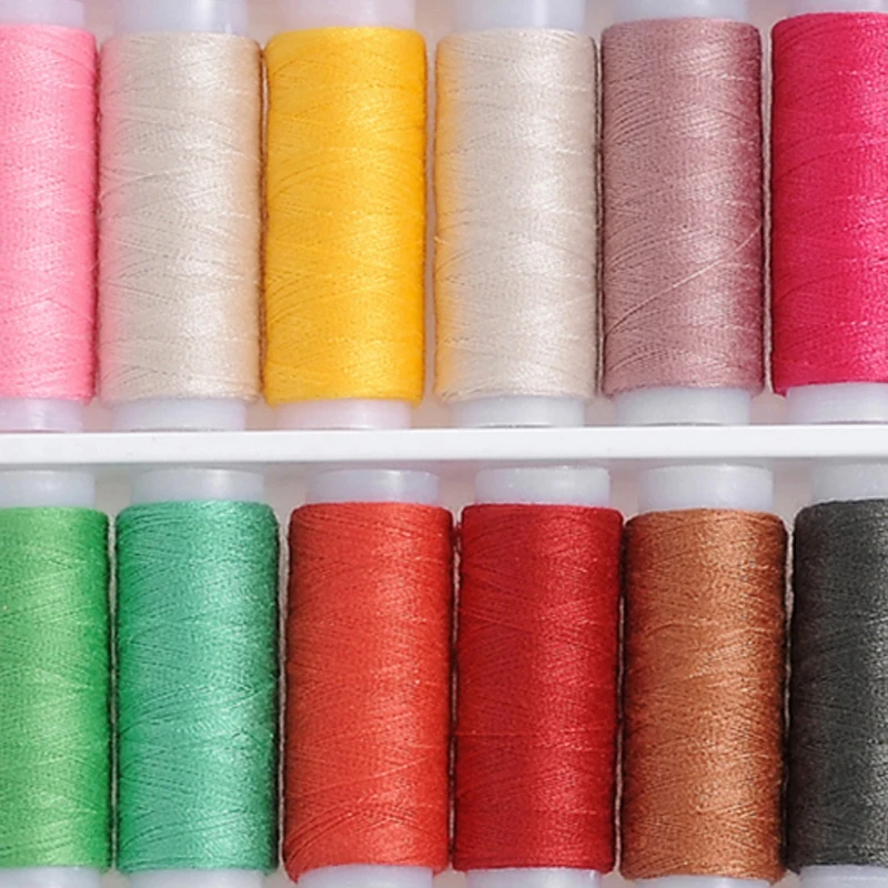 39 цветов ручная работа швейная нить домашняя вышивка машина линия коробка