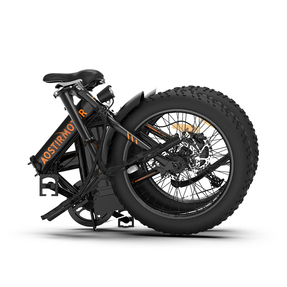 AOSTIRMOTOR A20 электрический велосипед складной 36V 13Ah литиевая батарея 500W Ebike 20 Inch 4 0 Fat