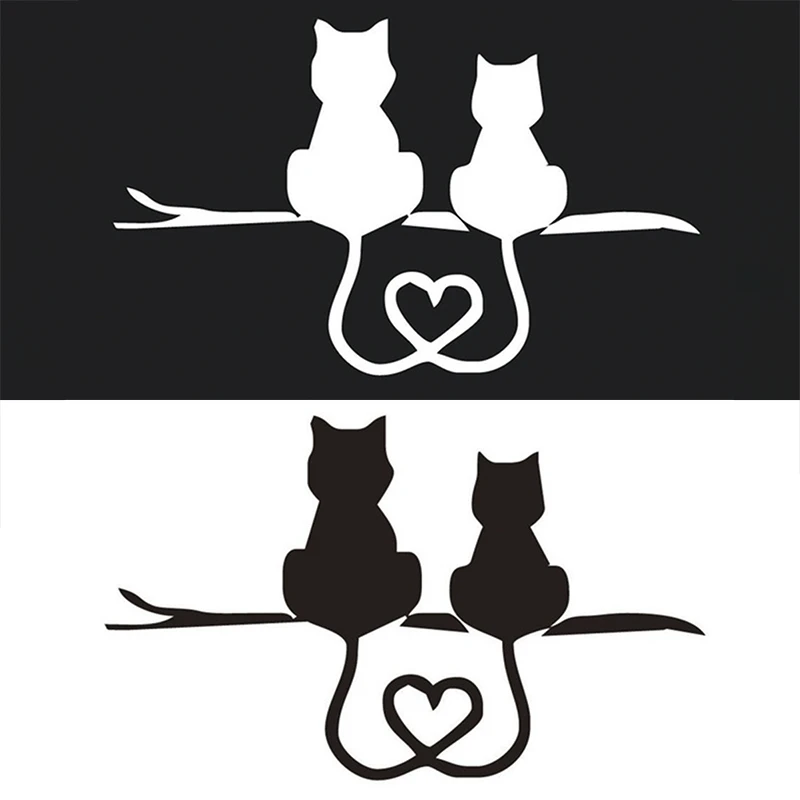 Горячая Распродажа 3D милый кот тела наклейки на автомобиль грузовик Наклейка