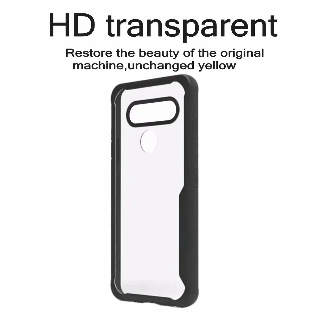 Для LG V40 чехол thinq Мягкий силикон+ прозрачная Броня задняя крышка Funda Capa для LG G7 G710 G7 Fit 6,1 ''противоударный чехол для телефона