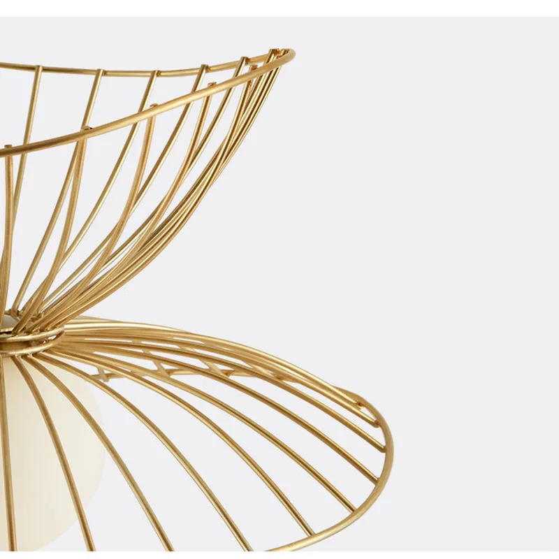 Новый стильный подвесной светильник в стиле лофт G9 светодиодный Золотой/черный