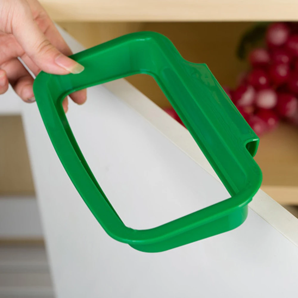 Super Deal garbage bag holder Hanging Kitchen Cupboard Cabinet Tailgate Stand Storage Garbage Bags Rack Rubbish Bag | Дом и сад