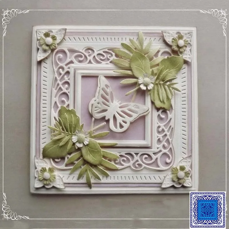 Многогранные штампы для скрапбукинга с кружевом металлические резные новинка 2018