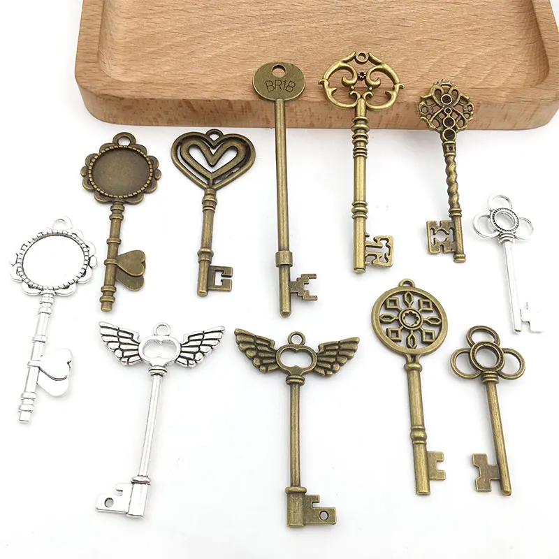 

5 шт./лот Подвеска из цинкового сплава в античном стиле, серебро, античная бронза, смешанные Подвески для изготовления браслетов, ожерелий, с...