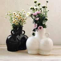 body art modeling vase hip flowerpot art ceramic vases with handicraft decoration flower pot for home plant