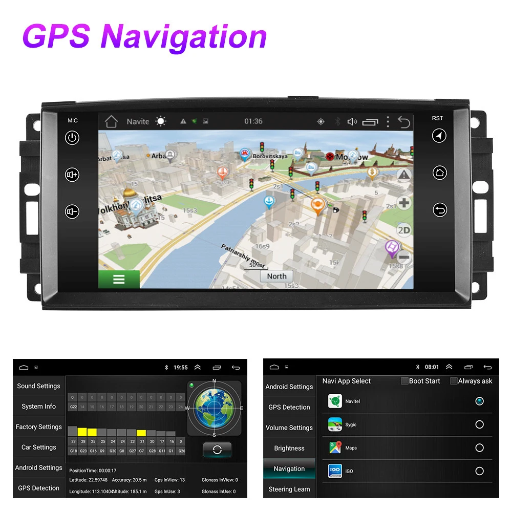 2 Din Android автомобильный Радио мультимедийный плеер навигация GPS для jeep Compass Commander