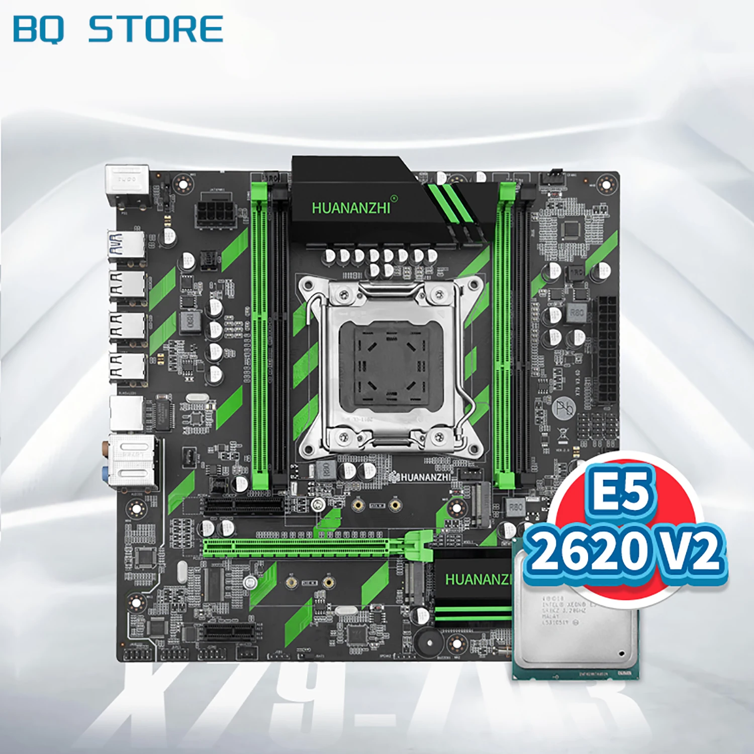 Материнская плата HUANANZHI X79 ZD3 с Intel XEON E5 2620 V2 комбинированный комплект SATA USB3.0 NVME NGFF