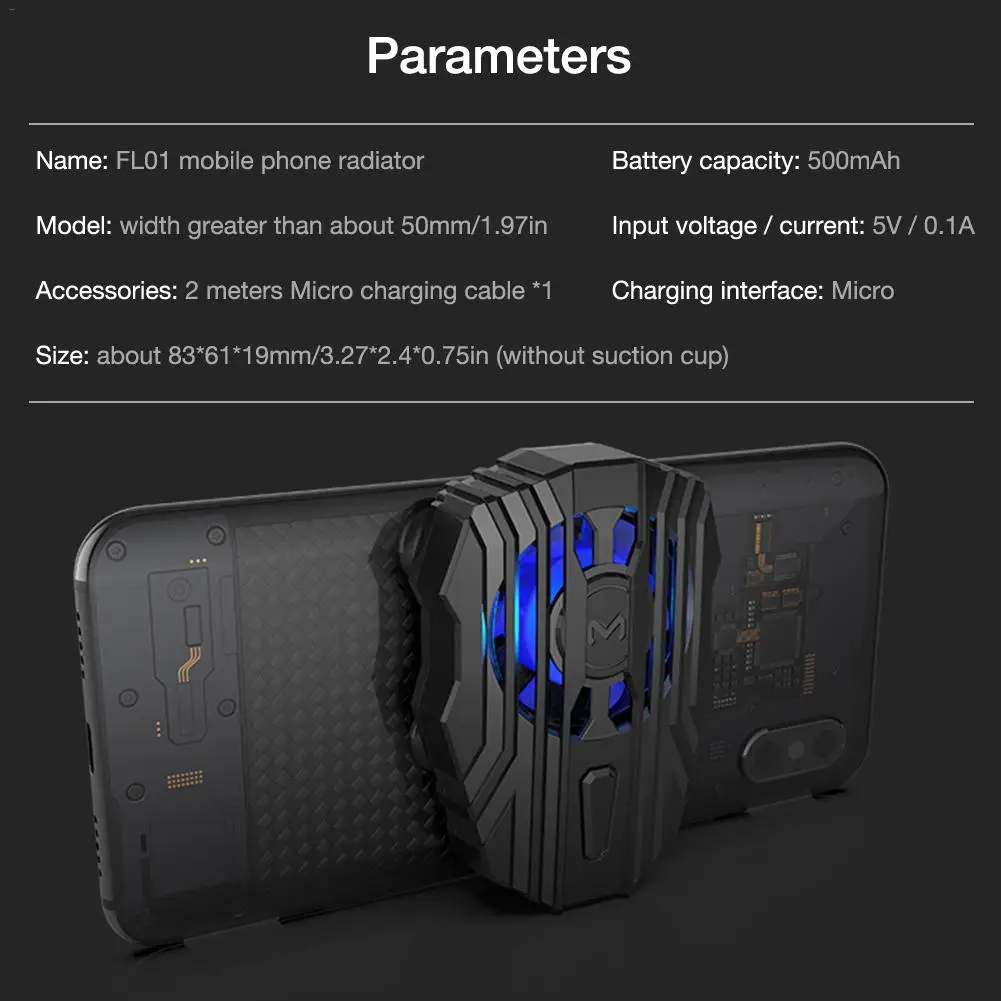 Мобильный телефон кулер для IPhone Xs Max XR тихий радиатор PUBG контроллер ручка