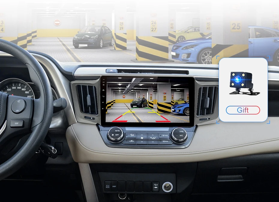 Junsun V1 2G+ 32G Android 9,0 DSP для Toyota RAV4 2013- автомобильный Радио Мультимедиа Видео плеер навигация gps RDS 2 din dvd