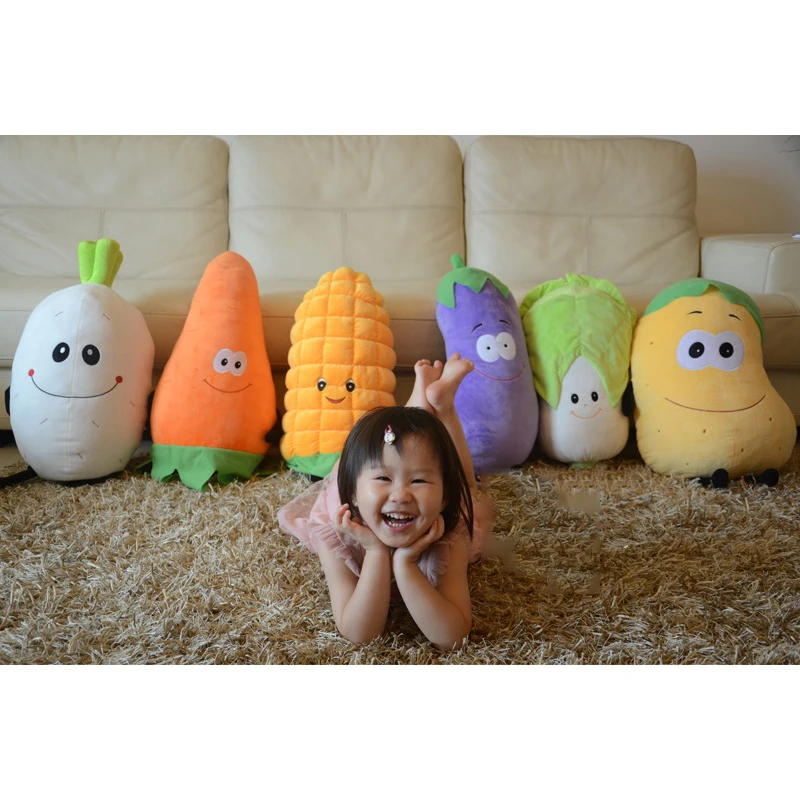 1 шт. 67 см большая плюшевая игрушка для растений подушка милая имитация овощей