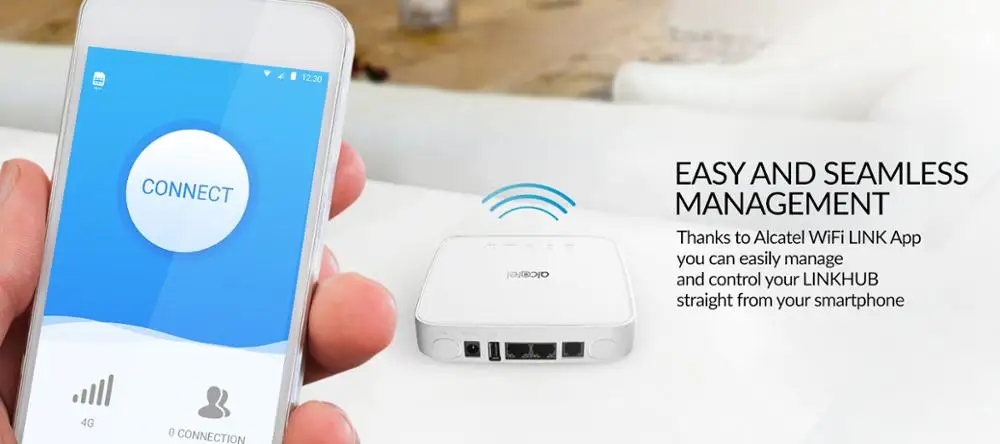 Разблокированный Alcatel HH70vb EE 4G 300 Мбит/с LTE Cat7 LinkHub HH70 cpe AC Wi-Fi Домашний концентратор