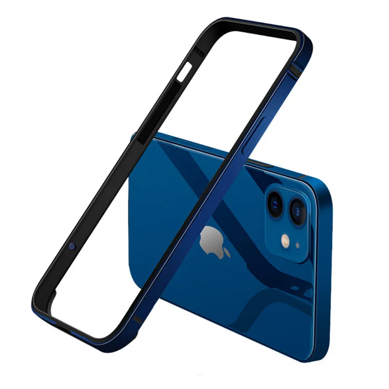 

For IPhone 13 Pro Case Metal Frame Ultra Slim Aluminum Silicone Bumper Protect Cover For IPhone 13 Mini IPhone 13 Pro Max Cases