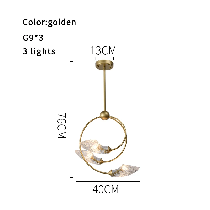 Роскошная золотая подвеска освещение креативный кристалл лофт подвесной