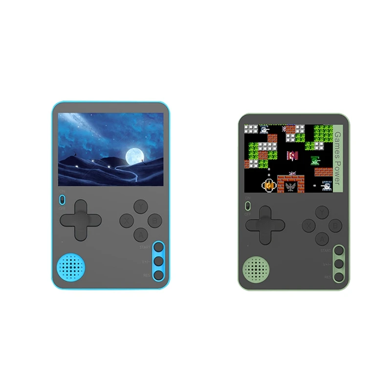 

2 комплекта портативная игровая консоль ультратонкая карточная игровая консоль портативная Ретро игровая консоль Хорошие подарки синяя и ...