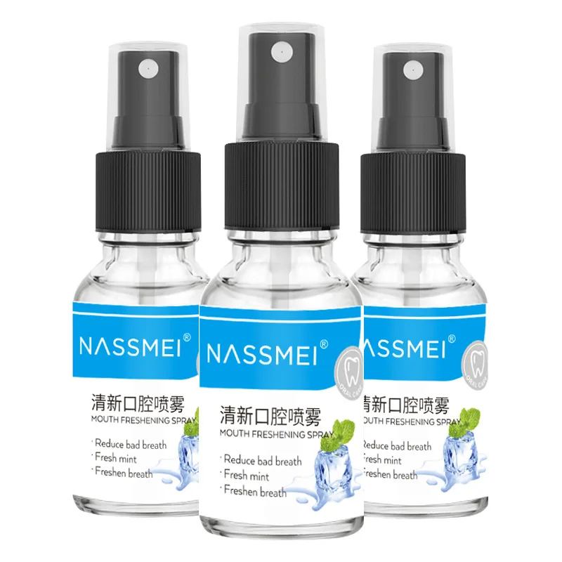 

Oral Hygiene Oral Care 15ML Mouth Freshening Spray Reduce Bad Breath Fresh Mint Freshen Breath