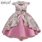 Подружка невесты, вышитая блестками, принцесса надела платье с жемчужным хвостом, первое вышитое платье для девушек для вечерние ринки Eucharist