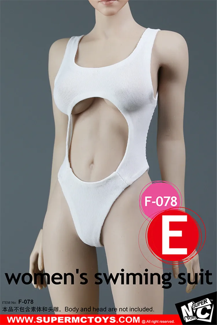 SUPERMCToys F 078 1/6 весы Женский сексуальный купальник бикини цельный для девочек детей