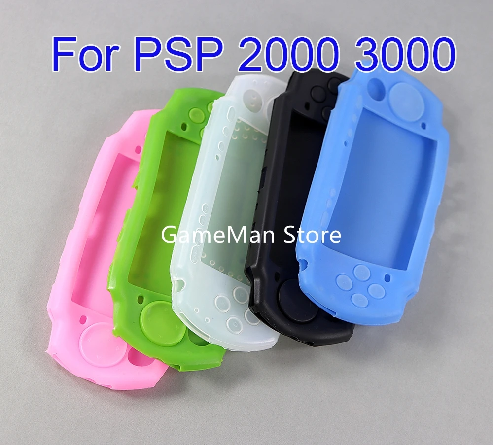 50 шт. для игровых контроллеров Sony PSP 2000 3000 мягкий защитный чехол силиконовый
