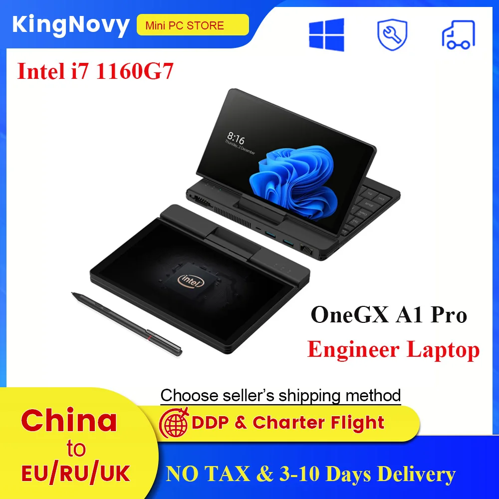 A1 Pro инженерный ПК ноутбук бизнес Intel i7 1160G7 i5 1130G7 16 Гб ОЗУ 512 ГБ NVMe SSD 7-дюймовый