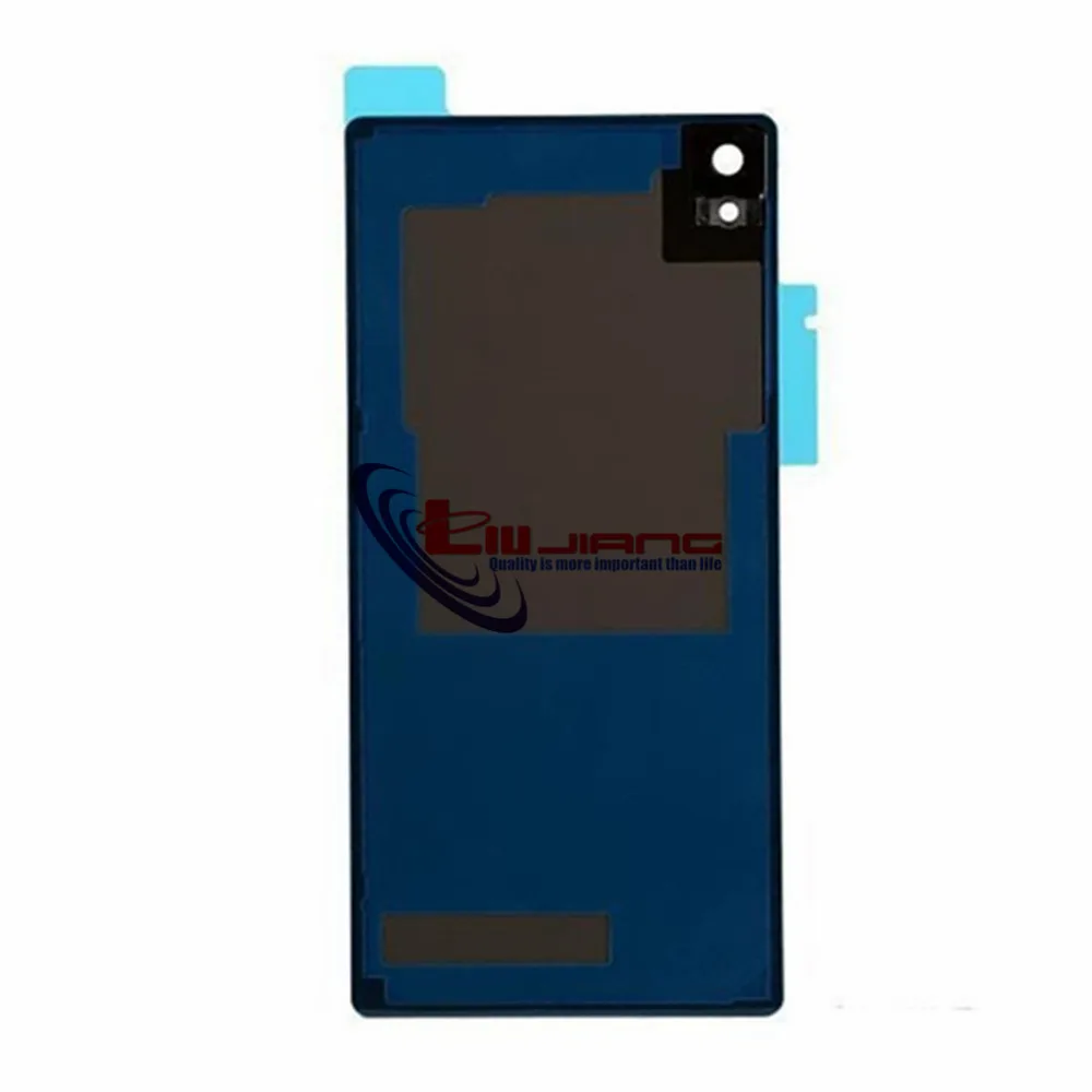 Liujiang Новая задняя крышка батареи для sony Z3 L55T D6603 D6653 D6643 задняя дверь стеклянный чехол с NFC Замена