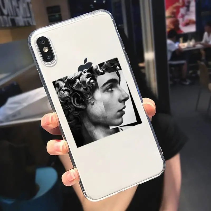 

Timothy Chalmet actor Phone Case Transparent for iPhone 6 7 8 11 12 s mini pro X XS XR MAX Plus