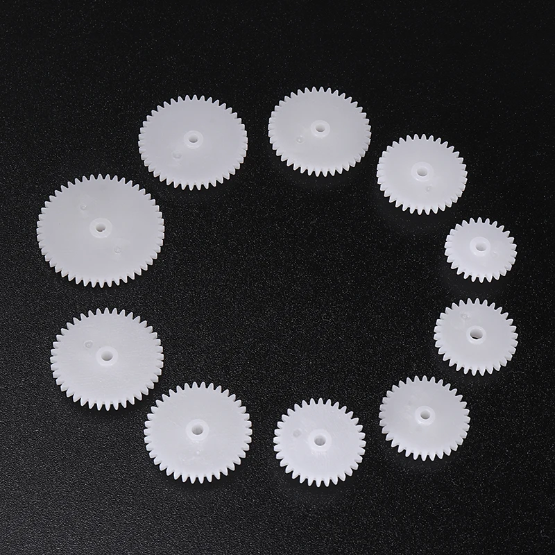 Новые 64 вида пластиковые шестерни мотор пластиковый вал один двойной слой Корона