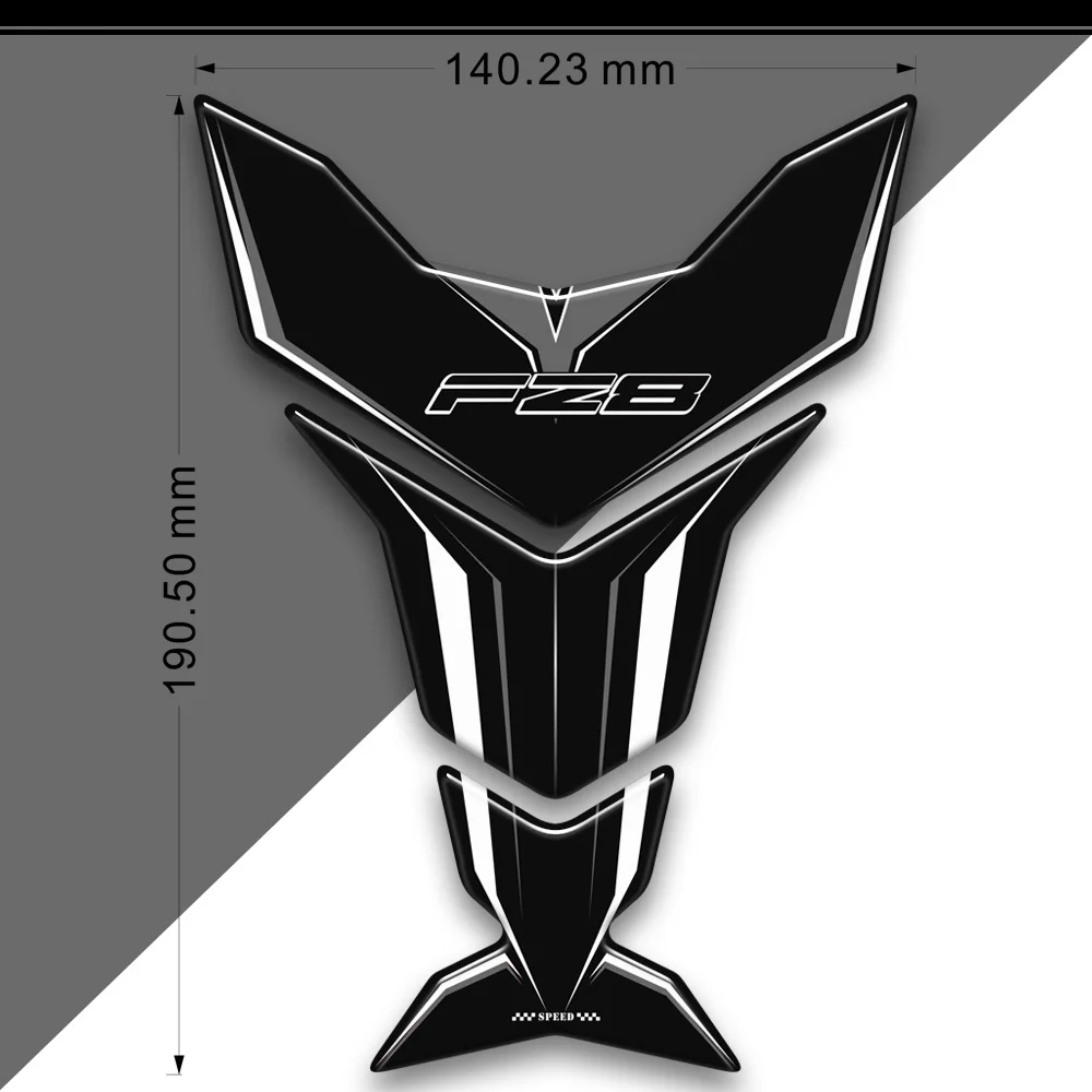 Защитная Наклейка на бак набор наклеек для Yamaha FZ8 FZ8S 3D чехол эмблема значок с