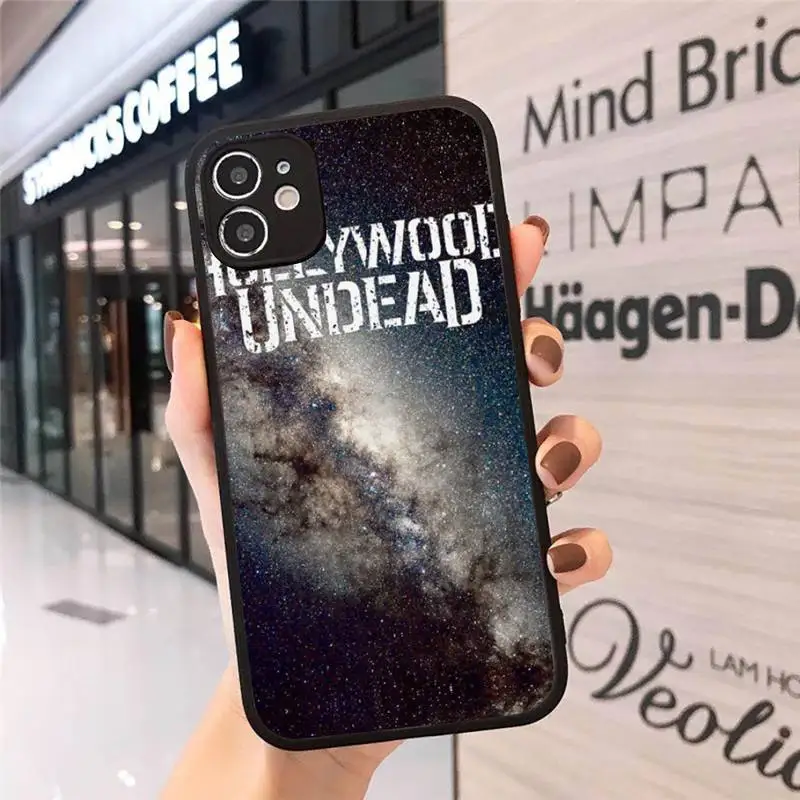 

Hollywood Undead Phone Case For iphone 12 11 8 7 plus mini x xs xr pro max matte transparent cover