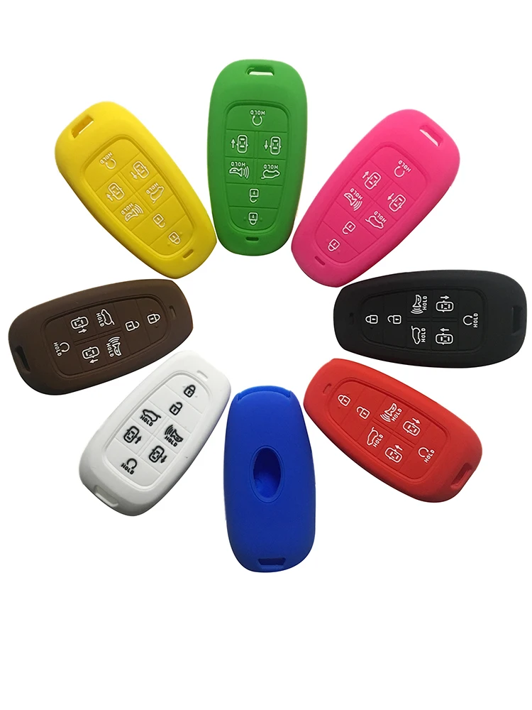 Чехол для автомобильного ключа чехол брелока сигнализации подходит Hyundai Sonata 2019 Dn8