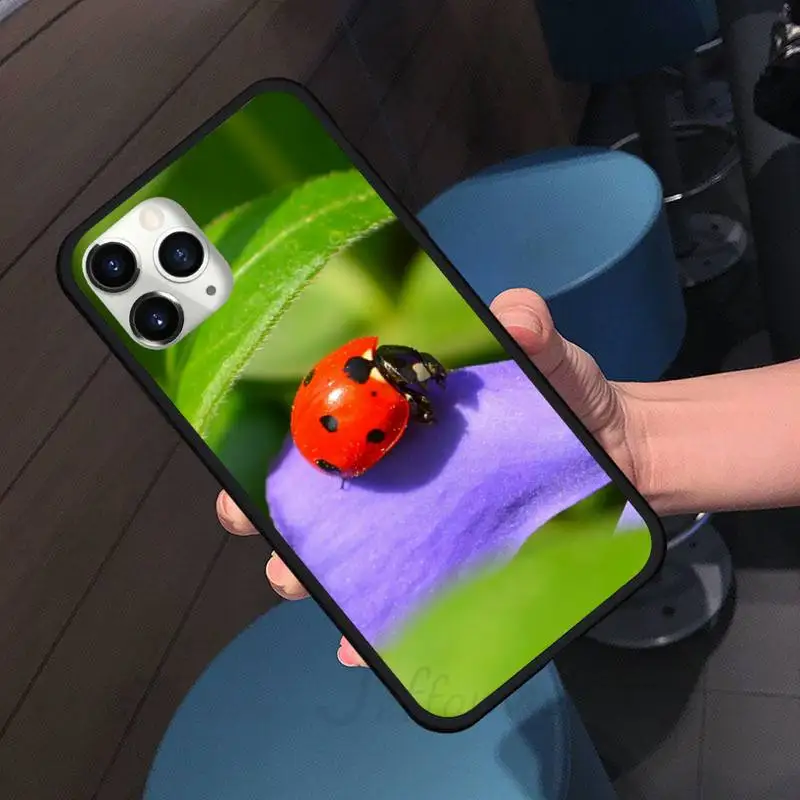 

ladybug beatuiful animal world Phone Case for iPhone 11 12 pro XS MAX 8 7 6 6S Plus X 5S SE 2020 XR shell cover funda