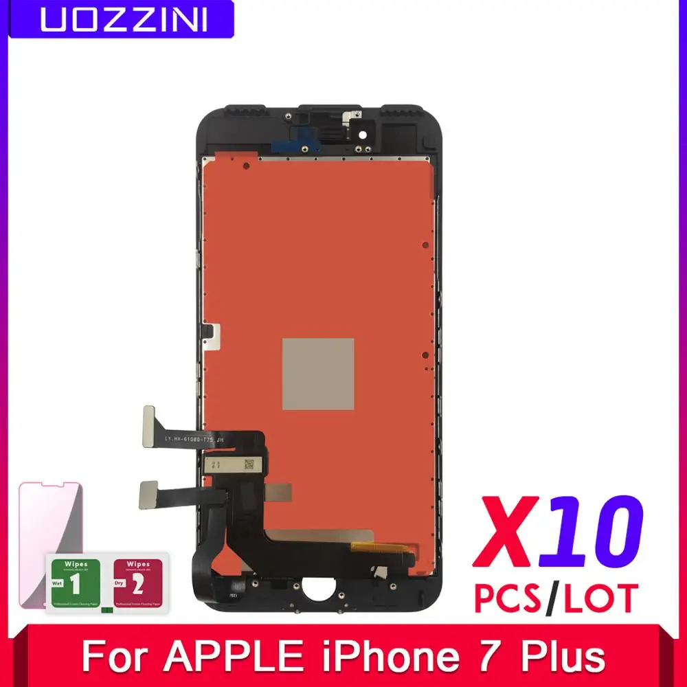 10 шт. 5," lcd s для Apple iPhone 7 Plus 1:1 идеально супер TFT ЖК-дисплей сенсорный экран дигитайзер сборка Замена