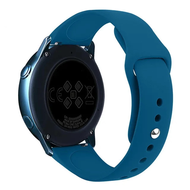 Спортивный силиконовый браслет для Huami Amazfit GTR 47 мм 42 мм браслет для Amazfit Stratos Pace 2 2S сменный ремешок для часов - Цвет: 16