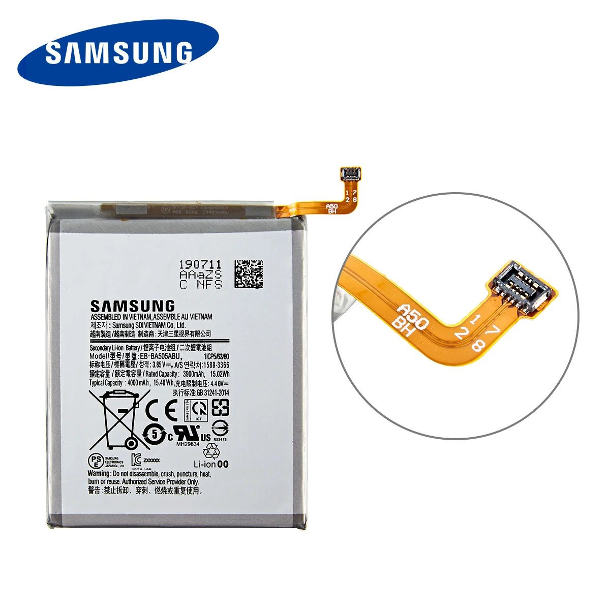 samsung orginal eb ba505abn eb ba505abu 4000mah battery for samsung galaxy a50 a505f sm a505f a505fndsgn a505w a30s a30tools free global shipping