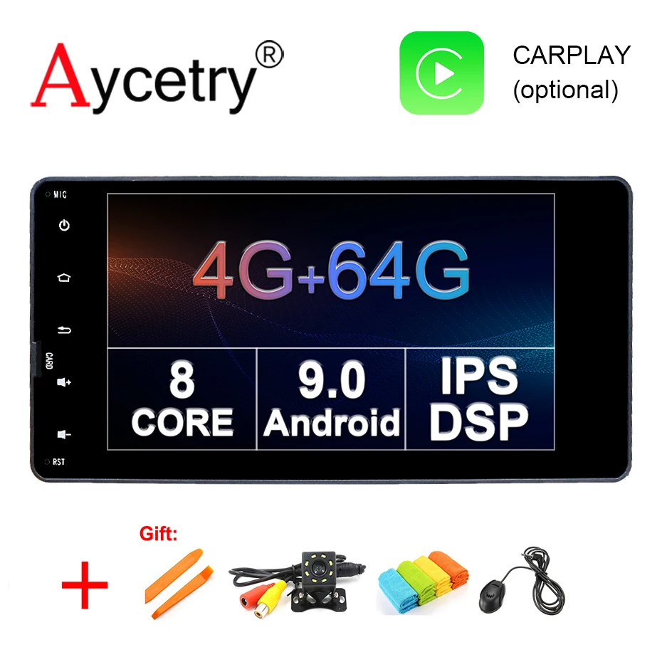 2 Din Android 9,0 4G+ 64G 8 ядерный автомобильный dvd Радио Видео gps аудио для Mitsubishi outlander lancer asx 2012 2013 obd2 DSP ips fm
